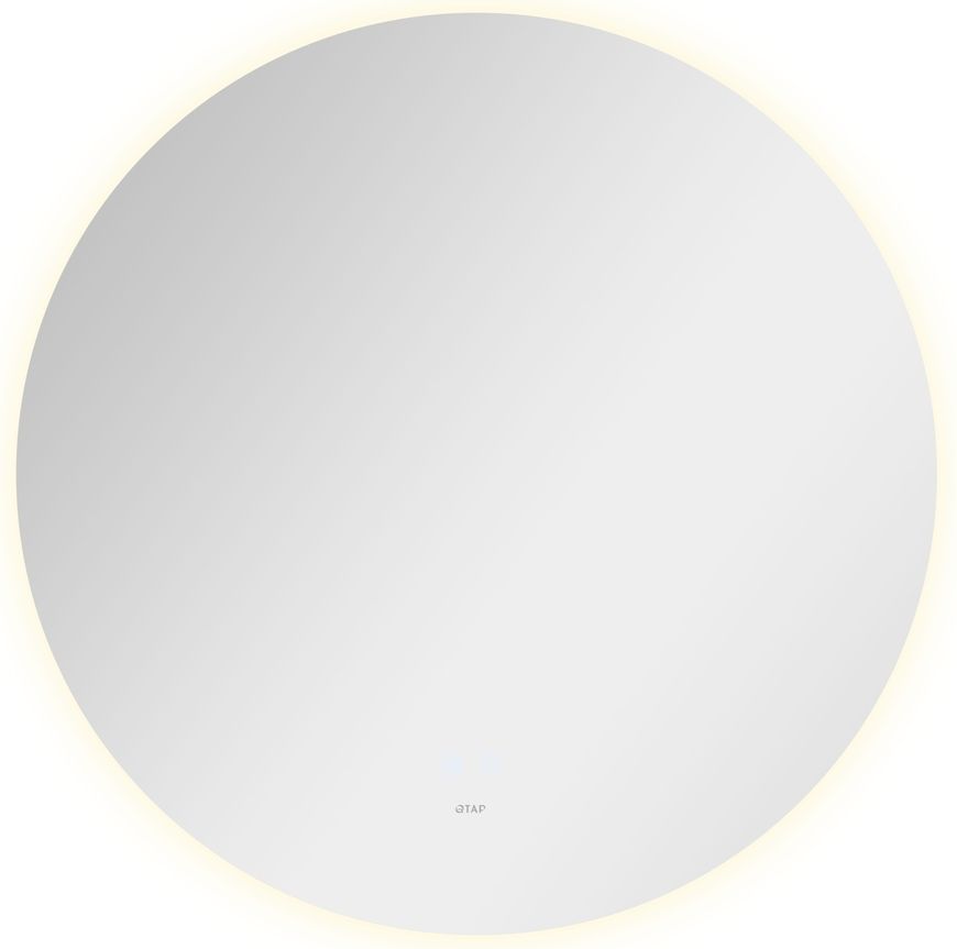 Зеркало Qtap Taurus TA1 600 с LED-подсветкой Touch, с антизапотеванием, с диммером, рег. темп. цвета (3000-6500K) QT2478R607