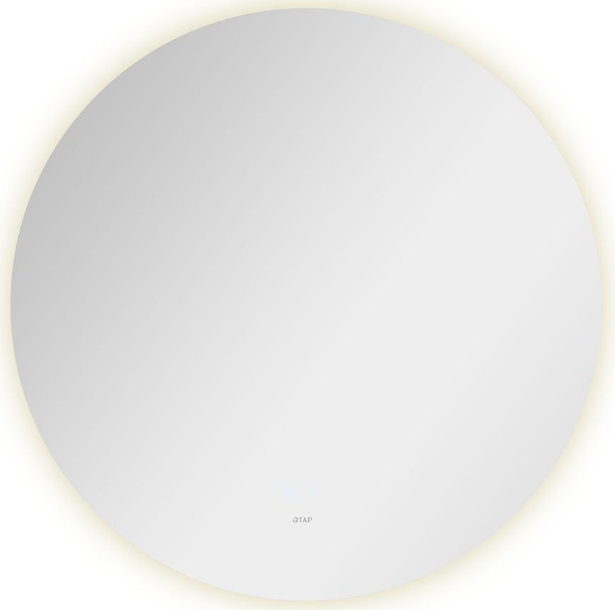 Зеркало Qtap Taurus TA1 600 с LED-подсветкой Touch, с антизапотеванием, с диммером, рег. темп. цвета (3000-6500K) QT2478R607