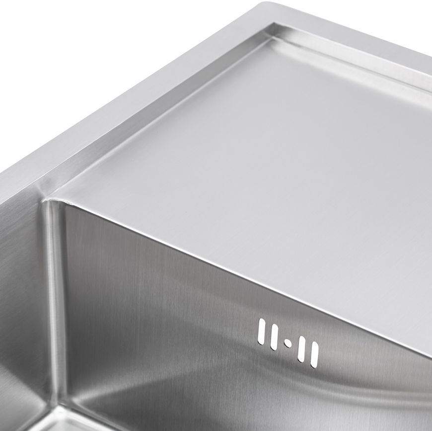 Кухонная мойка интегрированная QTAP D7844 3,0/1,2 мм Satin - QTD784412