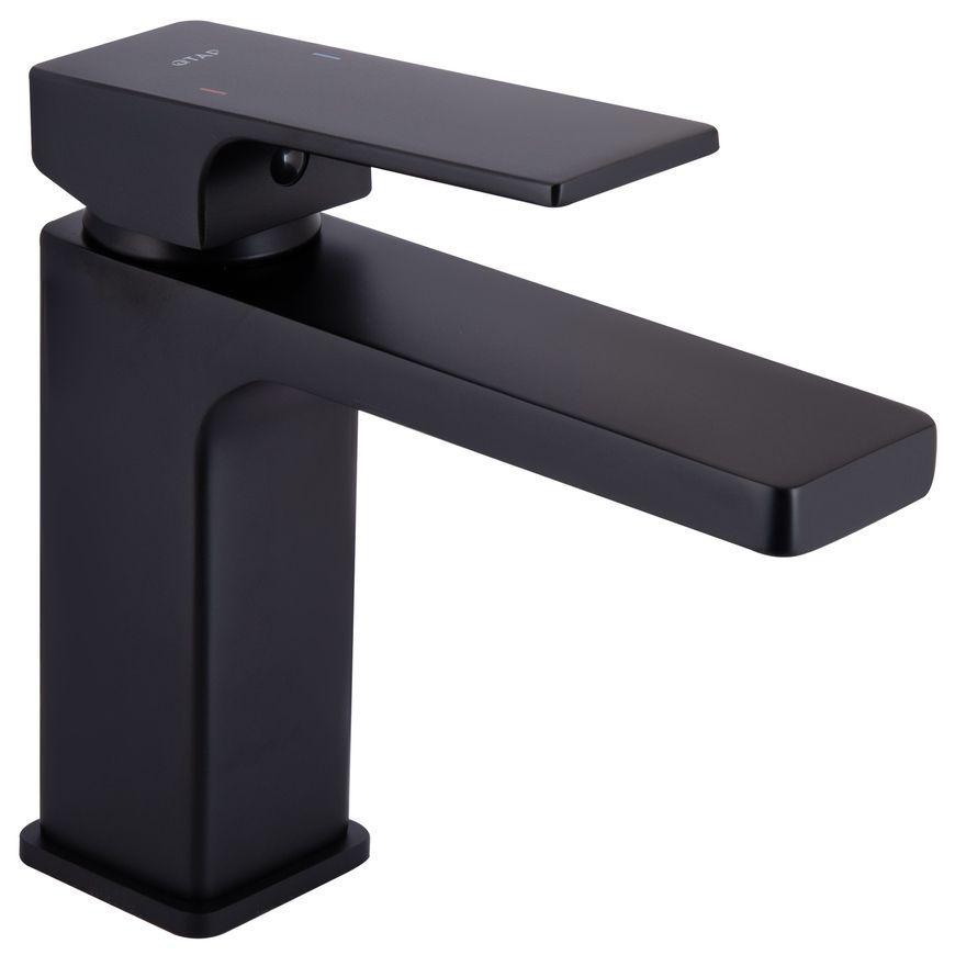 Смеситель для раковины Qtap Gemini с гигиеническим душем Black Matt QTGEM272BLM45690 - QTGEM272BLM45690