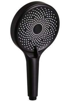 Лійка для ручного душу Qtap Rucni кругла 130 мм Black Matt QTRUC125BLM45953 - QTRUC125BLM45953