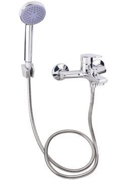 Змішувач для ванни Lidz Gloria 006 з душовим гарнітуром (k35) Chrome LDGLO006CRM35118 - LDGLO006CRM35118