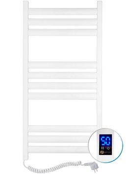 Полотенцесушитель электрический NAVIN Ellipse 500х1000 Sensor таймер регулятор левый белый 12-845153-5010 - 12-845153-5010