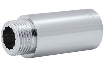 Удлинитель латунный хромированный Icma 1/2"НРх1/2"ВР длина 50 мм №19 81019AD05006