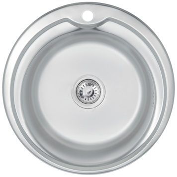 Кухонная мойка Lidz 510-D Satin 0,8 мм (180) LIDZ510DSAT08 - LIDZ510DSAT08