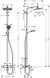 Душевая система HANSGROHE Crometta E Showerpipe 240 1jet с термостатом и изливом 27298000 хром - 27298000 - 4