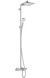 Душова система HANSGROHE Crometta E Showerpipe 240 1jet з термостатом і виливом 27298000 хром - 27298000 - 1