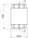 Обратный клапан Karro 2" ВР KR-6120 (KR-037009) с латунным штоком CV017375 - KR-037009 - 2