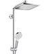 Душова система HANSGROHE Crometta E Showerpipe 240 1jet з термостатом і виливом 27298000 хром - 27298000 - 2