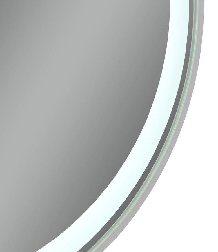 Зеркало Qtap Gemini 700х800 с LED-подсветкой Touch, с антизапотеванием, с диммером, рег. темп. цвета (3000-6500K) QT2578R8071W