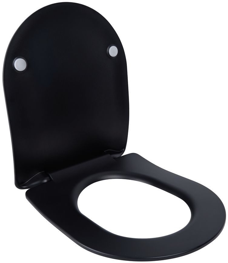 Сидіння для унітаза QTAP (Robin, Scorpio) з мікроліфтом Slim QT99U184UF450MB - QT99U184UF450MB