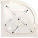 Душевая кабина LIDZ WIEŻA 90x90, низкий, стекло Linie 4 мм - LWISC9090SATLOWL - 7