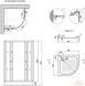 Душевая кабина LIDZ WIEŻA 90x90, низкий, стекло Linie 4 мм - LWISC9090SATLOWL - 14
