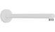 Тримач верхнього душу HANSGROHE S 39 см Matt White 24357700 білий матовий - 24357700 - 1