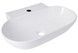 Раковина Qtap Cardinal 555х395х120 підвісна/накладна овальна White QT0411K177WN - QT0411K177WN - 1