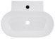 Раковина Qtap Cardinal 555х395х120 підвісна/накладна овальна White QT0411K177WN - QT0411K177WN - 4