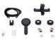 Смеситель для ванны Lidz Latwa 006 с душевым гарнитуром LDLAT006BLA45419 Black - LDLAT006BLA45419 - 9