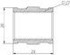 Муфта латунна SD Forte 1/2"х1/2" рівнопрохідна нікельована SF35615