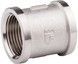 Муфта латунна SD Forte 1/2"х1/2" рівнопрохідна нікельована SF35615