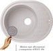 Кухонна мийка LIDZ 620x500/200 GRA-09 (LIDZGRA09620500200) - LIDZGRA09620500200 - 2