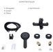Смеситель для ванны Lidz Latwa 006 с душевым гарнитуром LDLAT006BLA45419 Black - LDLAT006BLA45419 - 8