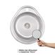 Кухонна мийка LIDZ 4843 Decor 0,6 мм (170) - LIDZ484306DEC - 2