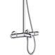 Душова система HANSGROHE Crometta E Showerpipe 240 1jet з термостатом і виливом 27298000 хром - 27298000 - 3