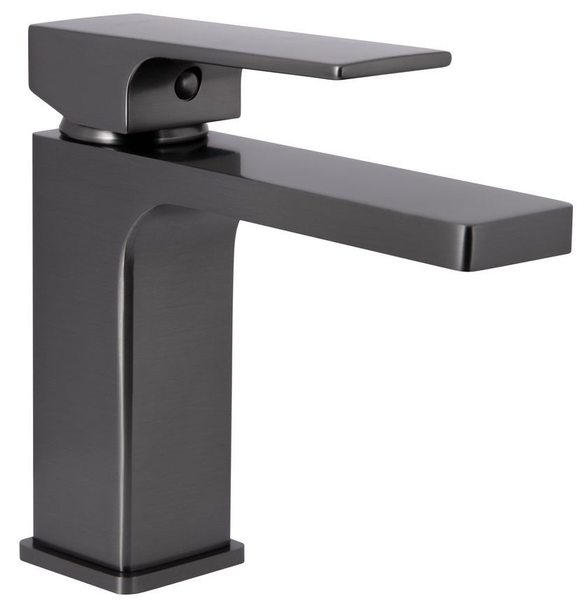 Змішувач для раковини Qtap Gemini з гігієнічним душем Gunmetal Black PVD QTGEM272GMB45692 - QTGEM272GMB45692