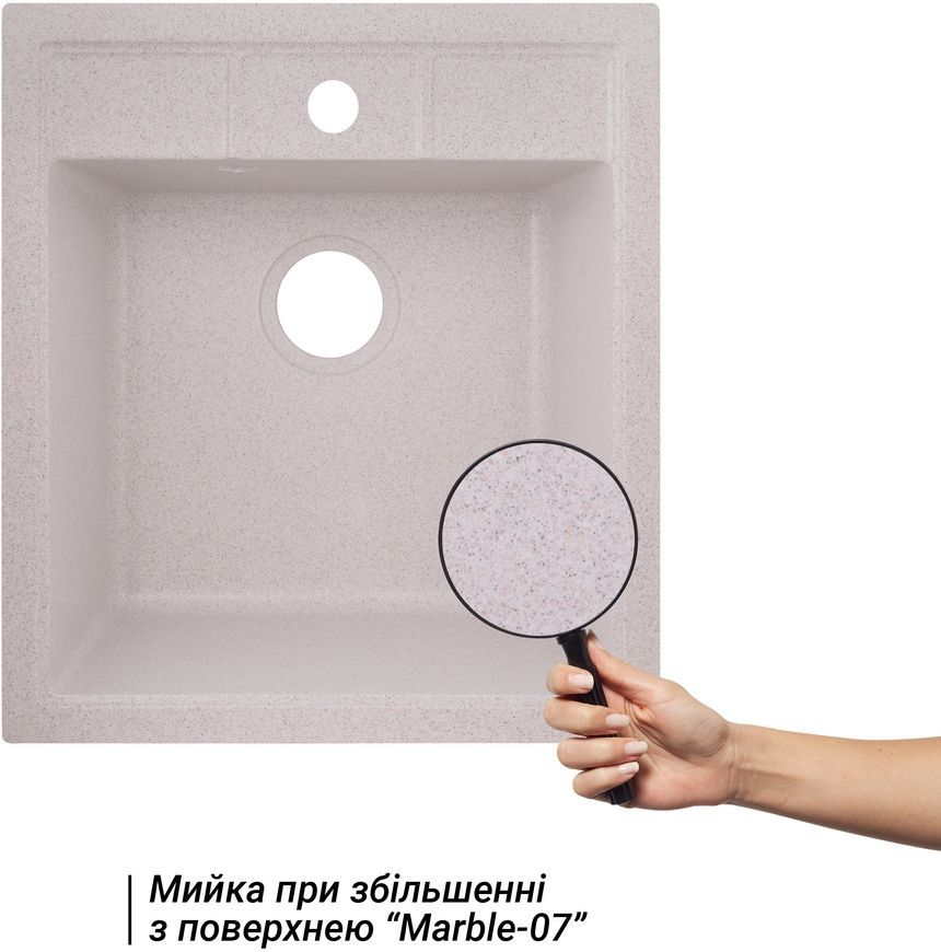 Кухонная мойка LIDZ 460х515/200 MAR-07 (LIDZMAR07460515200) - LIDZMAR07460515200