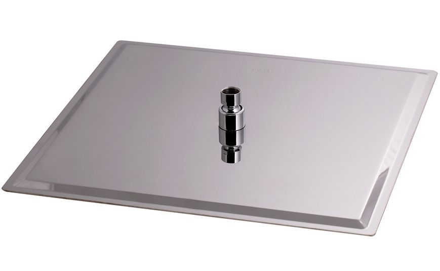Лейка для верхнего душа LIDZ Niagara 240 квадратная 40х40 см Nickel LDNIA240NKS37519 - LDNIA240NKS37519