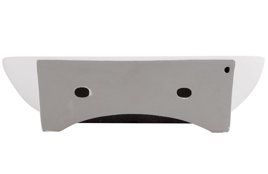Раковина Qtap Cardinal 555х395х120 підвісна/накладна овальна White QT0411K177WN - QT0411K177WN