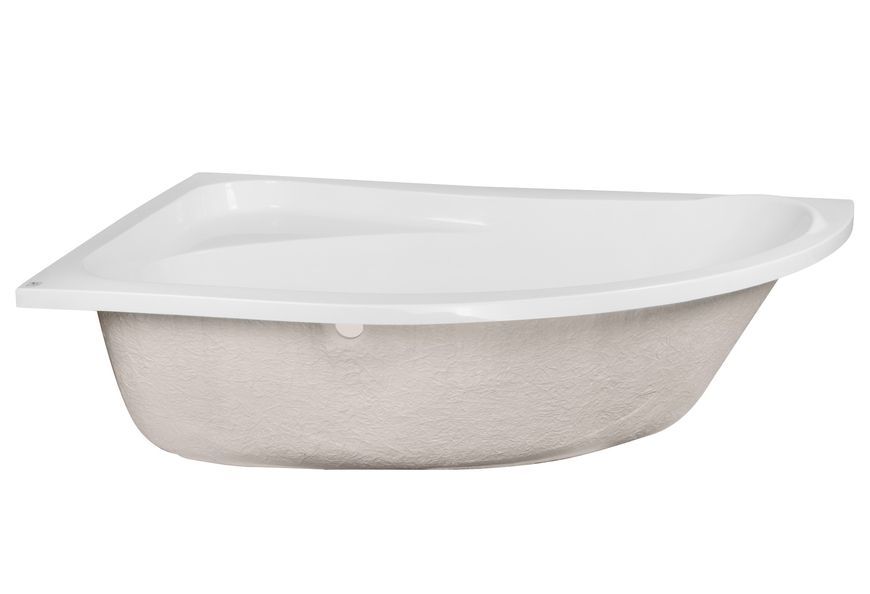 Ванна акриловая LIDZ WAWEL 150L асимметричная левая 150x100 + ножки N&Oacute;ŻKI A 150 - LWAWEL150LLNA150