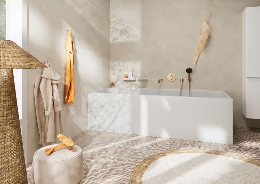 Вилив для ванни HANSGROHE Tecturis S Brushed Bronze 73411140 бронза - 73411140