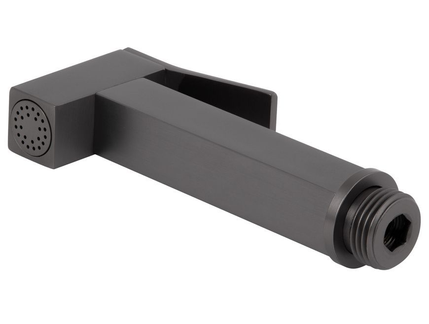 Змішувач для раковини Qtap Gemini з гігієнічним душем Gunmetal Black PVD QTGEM272GMB45692 - QTGEM272GMB45692