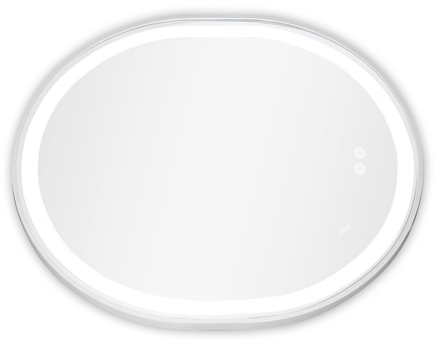 Зеркало Qtap Gemini 700х800 с LED-подсветкой Touch, с антизапотеванием, с диммером, рег. темп. цвета (3000-6500K) QT2578R8071W