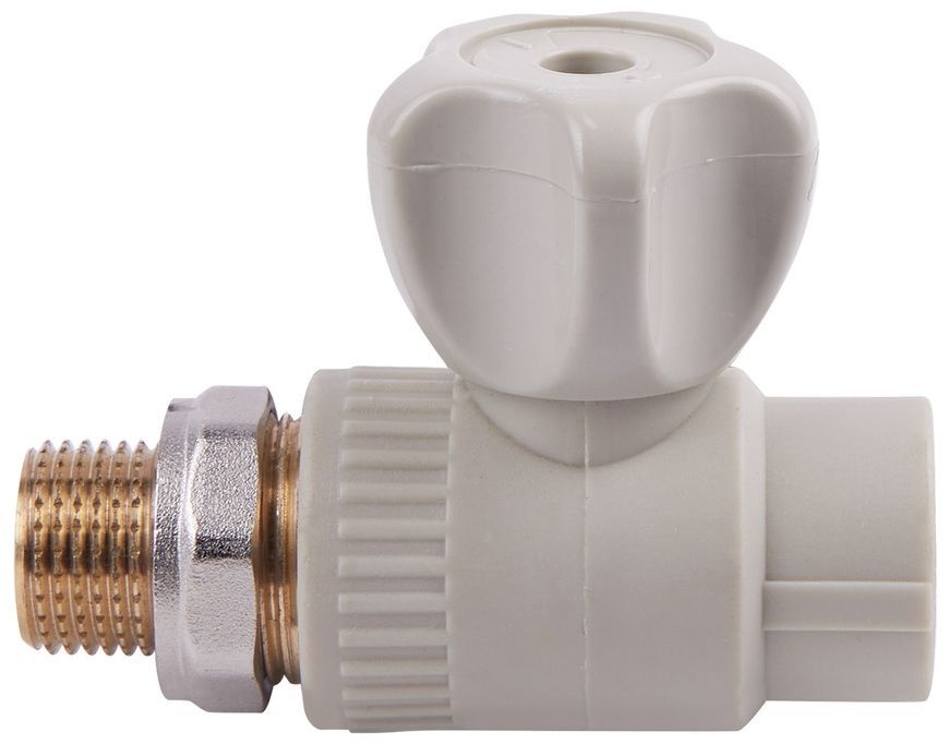 Кран шаровой радиаторный PPR ALFA PLAST 20х1/2" прямой APSRBB2012X - APSRBB2012X