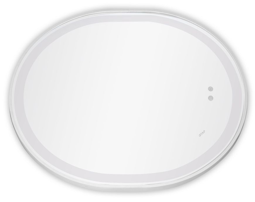 Зеркало Qtap Gemini 700х800 с LED-подсветкой Touch, с антизапотеванием, с диммером, рег. темп. цвета (3000-6500K) QT2578R8071W