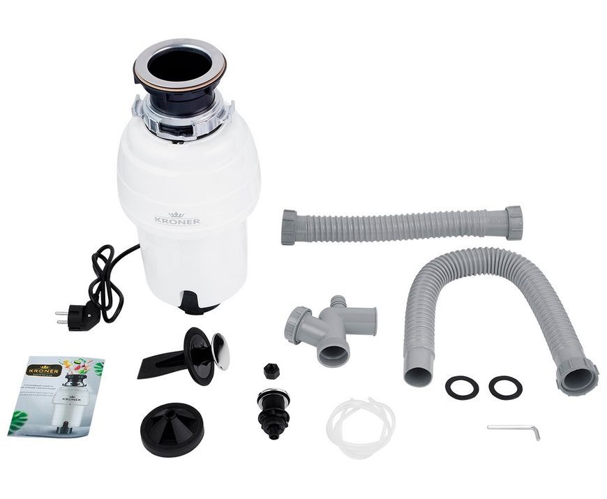 Подрібнювач харчових відходів Kroner KRP Kaiman WHI-550W CV028299