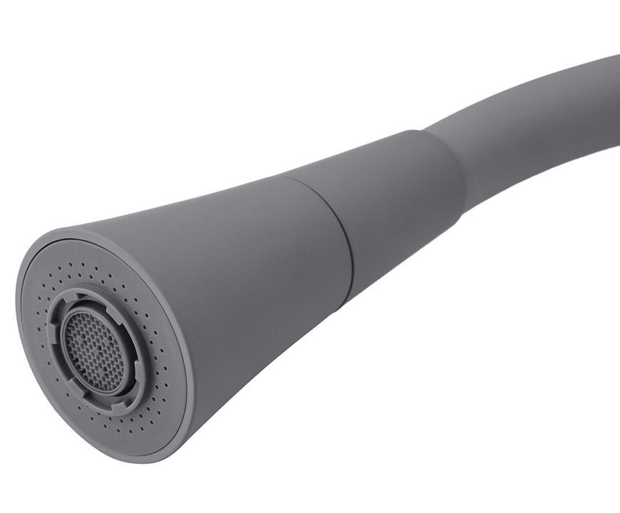 Кухонна мийка Kroner KRP Derby 5843HM Brush зі змішувачем, сушаркою та дозатором CVS30139 KRD5843HMBGRA43332C132GRASP016 - KRD5843HMBGRA43332C132GRASP016