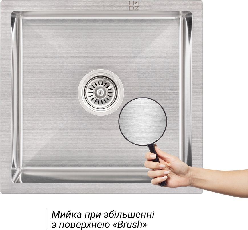 Набор для кухни 2 в 1: кухонная мойка LIDZ и смеситель QTAP с подключением к фильтрованной воде LIDZH4745BRU301045466 - LIDZH4745BRU301045466