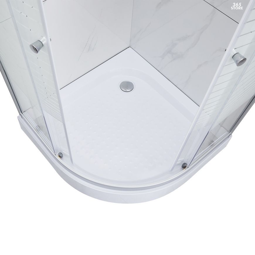 Душевая кабина LIDZ WIEŻA 90x90, низкий, стекло Linie 4 мм - LWISC9090SATLOWL