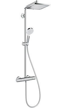 Душевая система HANSGROHE Crometta E Showerpipe 240 1jet с термостатом 27271000 хром - 27271000