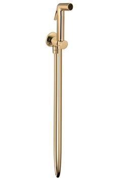 Гарнитур гигиенический Volle Cascada H55 лейка латунь, 1 режим, шланг PVC 120 см cepillado bronce 1586.190121 бронза - 1586.190121