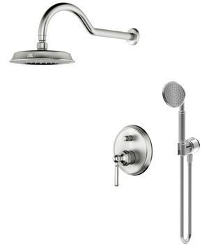 Душова система прихованого монтажу IMPRESE HYDRANT ZMK031806110 brush nickel - ZMK031806110