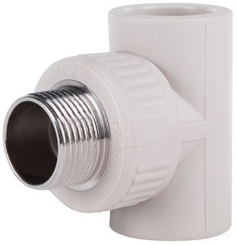 Тройник PPR ALFA PLAST 25х3/4"х25 НР APMTTE2534X - APMTTE2534X