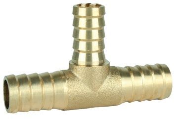Штуцер (тройник) латунный для шлангового соединения SD Plus 12х12х12 SD41712