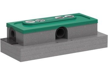 Скрытая часть HANSGROHE uBox universal &oslash;40 для душевых трапов 01000180 - 01000180