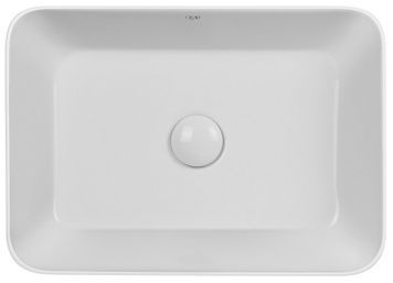 Раковина-чаша QTAP Virgo 490х345х115 White з донним клапаном QT18112261W - QT18112261W