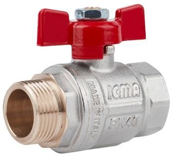 Кран шаровой ICMA 3/4" прямой PN40 №351 87351AE11 - 87351AE11