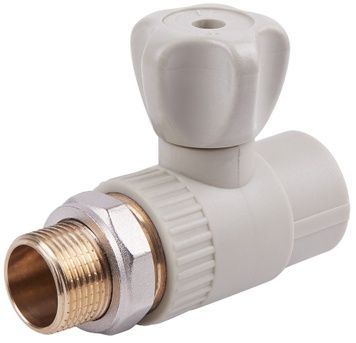 Кран шаровой радиаторный PPR ALFA PLAST 25х3/4" прямой APSRBB2534X - APSRBB2534X